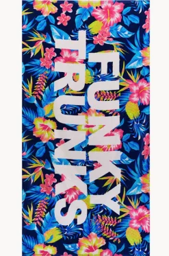 Sport Towels|Towels^Funky Trunks In Bloom Towel In bloom navy