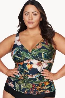 Tankini Tops^Artesands Into The Saltu Delacroix Tankini Separate Navy