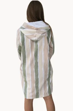 Towel Robes & Ponchos|Towel Robes & Ponchos^Back Beach Co Island Hooded Towelling Robe S/M Sand