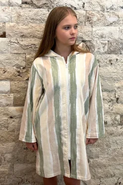 Towel Robes & Ponchos|Towel Robes & Ponchos^Back Beach Co Island Hooded Towelling Robe S/M Sand