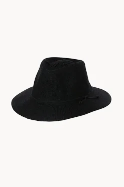Headwear^Cancer Council Australia Jacqui Knit Fedora Black