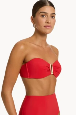 Bikini Tops^Jets et Bandeau Rosso
