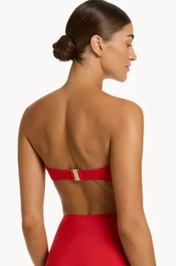 Bikini Tops^Jets et Bandeau Rosso