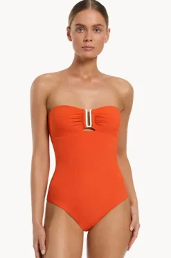 One Pieces^Jets et Bandeau One Piece Coral