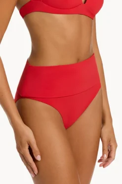 Bottoms^Jets et Fold Down Pant Rosso