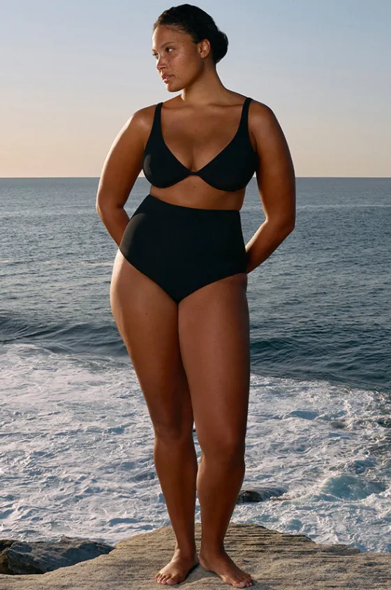 Bottoms^Jets et High Waist Pant Black