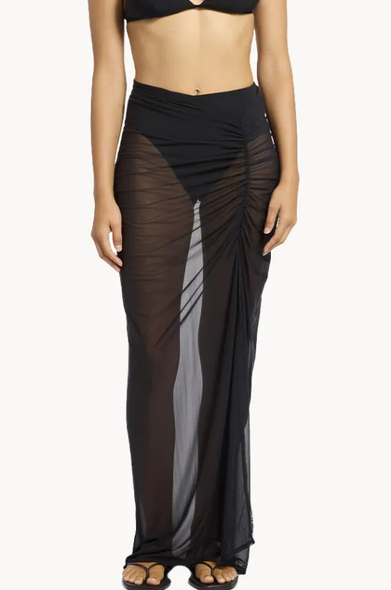 Sarongs^Jets et Lure Mesh Skirt BLACK