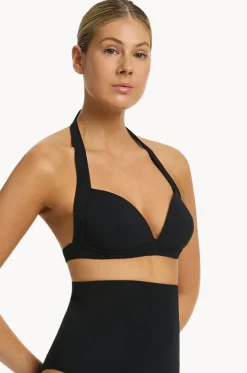 Bikini Tops^Jets et Moulded Halter Black