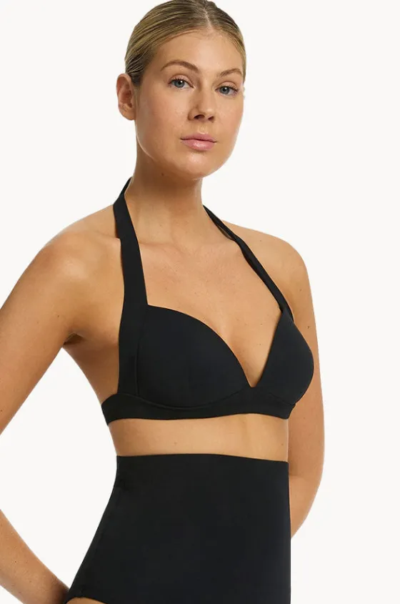 Bikini Tops^Jets et Moulded Halter Black