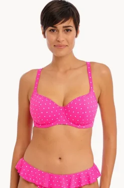 Bikini Tops^Freya Jewel Cove F Cup Sweetheart Bra Raspberry