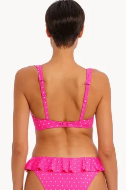 Bikini Tops^Freya Jewel Cove H Cup Frill Plunge Bra Raspberry