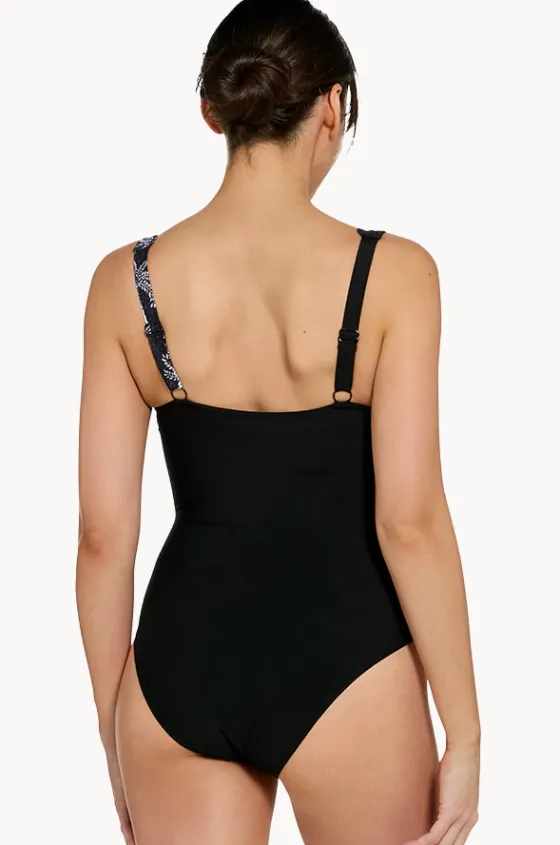 One Pieces^Zoggs Jumera Scallop Classicback One Piece Black/White