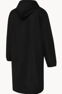 Towel Robes & Ponchos|Towel Robes & Ponchos^Speedo Junior Unisex Logo Deck Coat Black