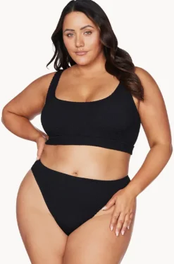 Bikini Sets^Artesands Kahlo Crop Set Black