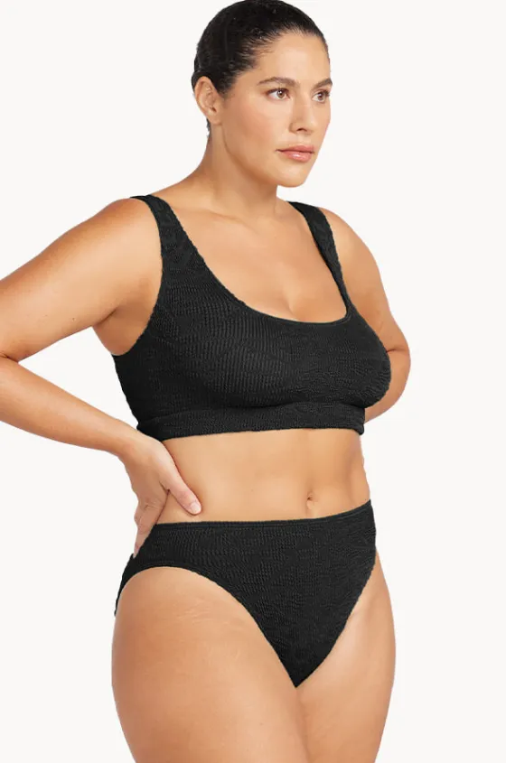 Bikini Sets^Artesands Kahlo Crop Set Black