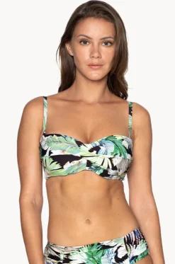 Bikini Tops^Nip Tuck Kakadu Jacinta D/DD Cup Bandeau BLACK