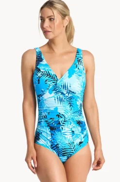 One Pieces^Jantzen Keanu Dd/e Cup Ruched Twist Front One Piece Sky