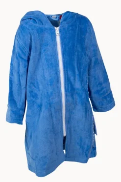 Towel Robes & Ponchos^Back Beach Co Kids Riptide Hooded Towel Robe 3-5Y Blue