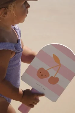 Beach & Pool Games^Sunny Life Kids Cotton Candy Velcro Beach Bats Cherry