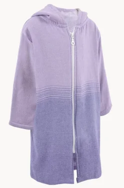 Towel Robes & Ponchos|Towel Robes & Ponchos^Back Beach Co Kids Fade Hooded Towelling Robe 3-5Y Purple