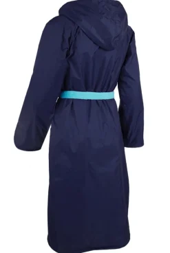 Towel Robes & Ponchos|Towel Robes & Ponchos^Rappco Kids Waterproof Hooded Towelling Robe 3-9Y Navy/aqua