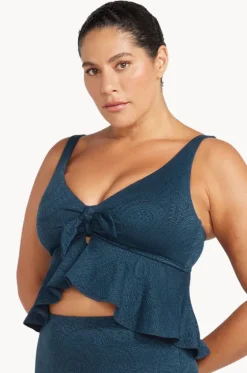 Bikini Tops^Artesands La Traviata Chagall Midriff Bra Navy