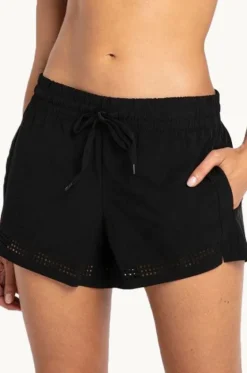 Boardshorts^Sunseeker Laser Cut Boardshort BLACK