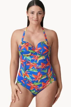One Pieces^Prima Donna Latakia G Cup Ruched One Piece Blue/Multi