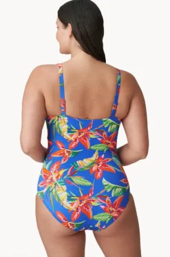 One Pieces^Prima Donna Latakia G Cup Ruched One Piece Blue/Multi