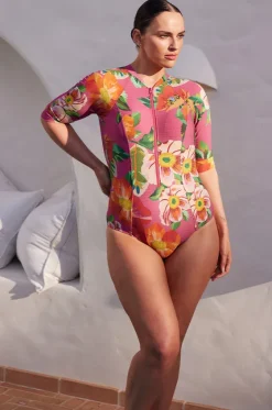 Rashies & Sunsuits^Artesands Le Recife Seurat Sunsuit Pink