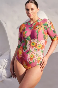 Rashies & Sunsuits^Artesands Le Recife Seurat Sunsuit Pink