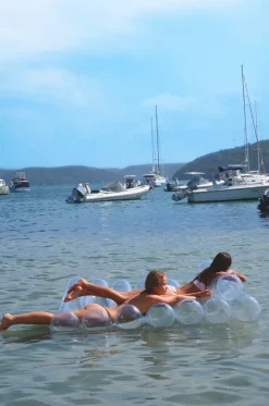 Pool Inflatables^Sunny Life Le Weekend Luxe Twin Tube Lilo Clear