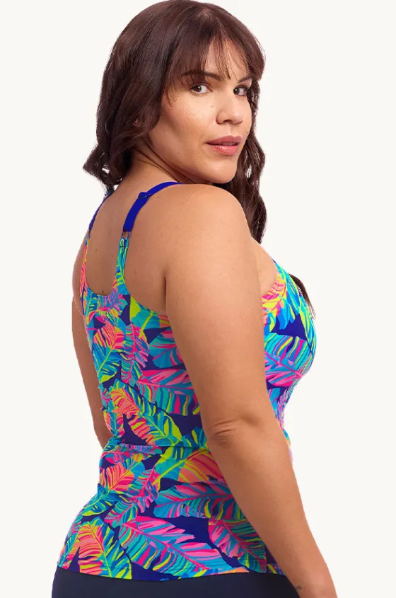 Tankini Tops^Funkita Leaving Today Scoop Neck Tankini Separate Navy/multi