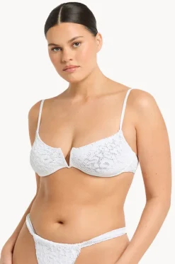 Bikini Tops^Bond-eye Leopard Nora Balconette WHITE