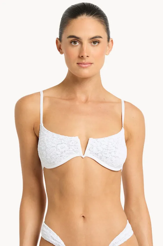 Bikini Tops^Bond-eye Leopard Nora Balconette WHITE