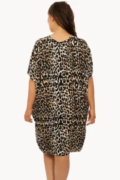 Dresses^Sundrenched Leopard Resort Dress Black