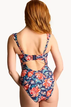 One Pieces^Panache Liliflora E Cup Monica Balconette One Piece Navy/red