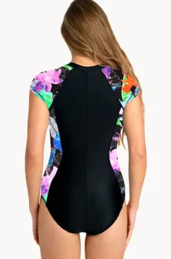 Rashies & Sunsuits^Salty Ink Lily Cove Sunsuit Black/Multi