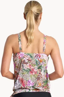Tankini Tops^Jantzen Lilymaze Blouson Tankini Separate Skin