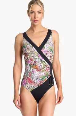 One Pieces^Jantzen Lilymaze DD/E Cup Gathered Surplice One Piece Skin