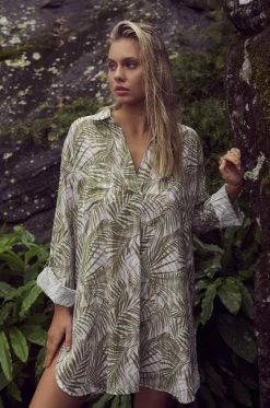 Overswim^Sunseeker Lombok Painters Shirt White