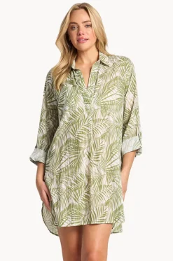 Overswim^Sunseeker Lombok Painters Shirt White