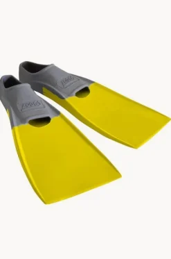 Swim Fins^Zoggs Long Blade Swim Fins - Size US 5-6 Yellow