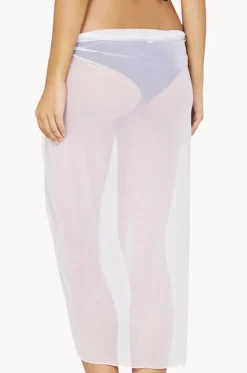 Sarongs^Baku Long Mesh Pareo White