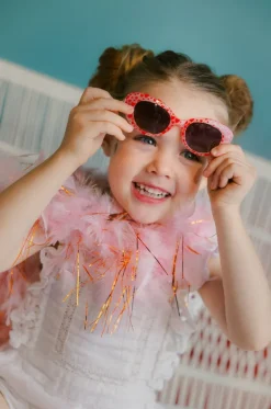 Sunglasses^Frankie Ray Lulu Heart Sunnies Pink