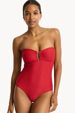 One Pieces^Sea Level Luminara U Bar Bandeau One Piece Ruby