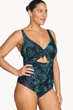 One Pieces^Artesands Lunafleur Cezanne D/DD Cup One Piece Navy