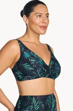 Bikini Tops^Artesands Lunafleur Delcroix Cross Front Bra Navy
