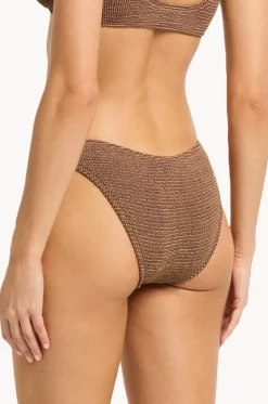 Bottoms^Bond-eye Lurex Sign Brief Cocoa