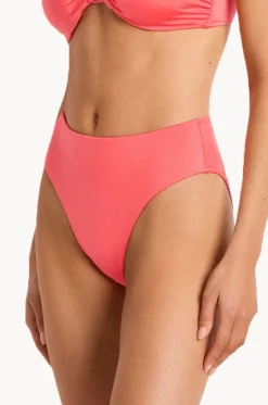 Bottoms^Monte u0026 Lou Lustre High Waist High Leg Pant Calypso